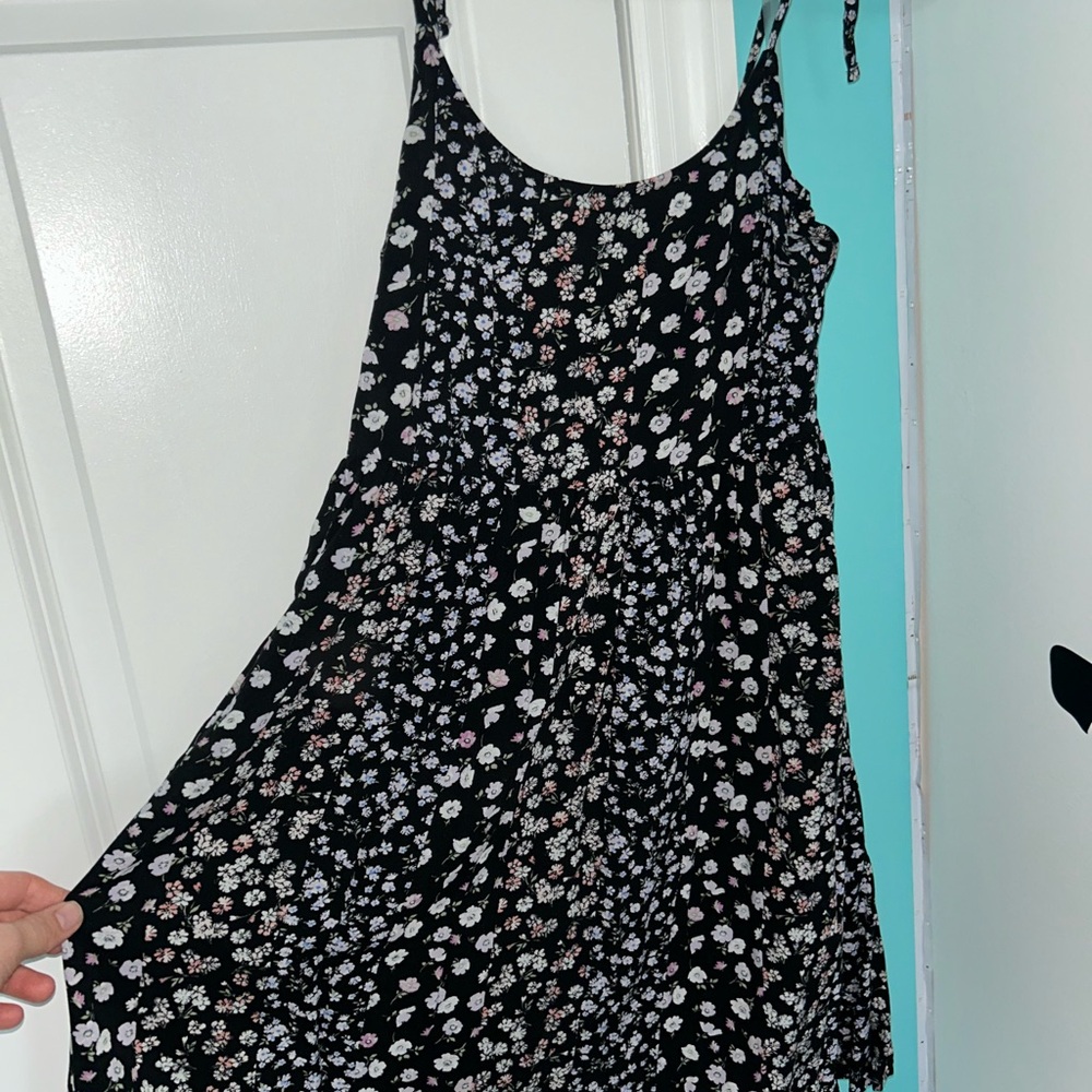 SO Black Dress with Floral Print